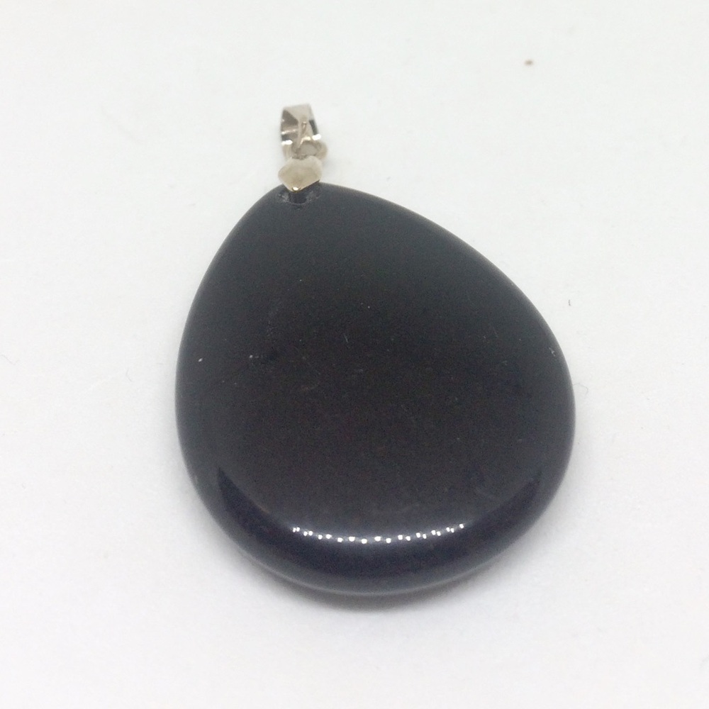 🌠🕉 OBSIDIAN PENDANT - Picture 2 of 7